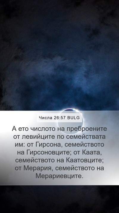 Числа 26:57 BULG Bible Verse Image
