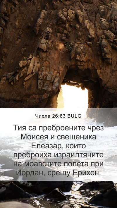 Числа 26:63 BULG Bible Verse Image