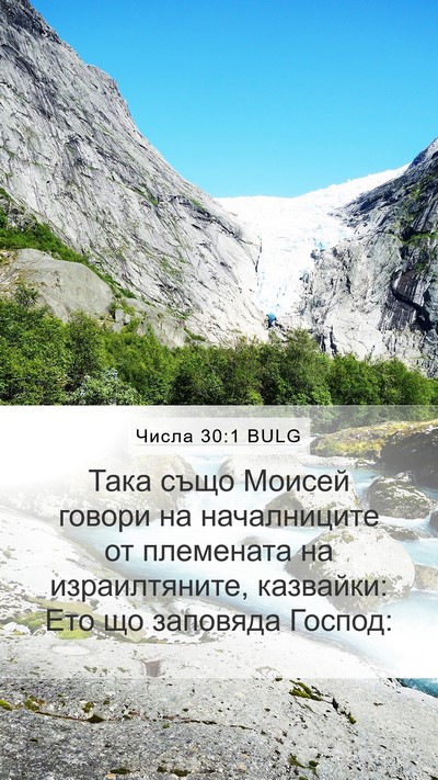Числа 30:1 BULG Mobile Phone Wallpaper - Така също Моисей говори на - Mobile Bible Verse Wallpaper
