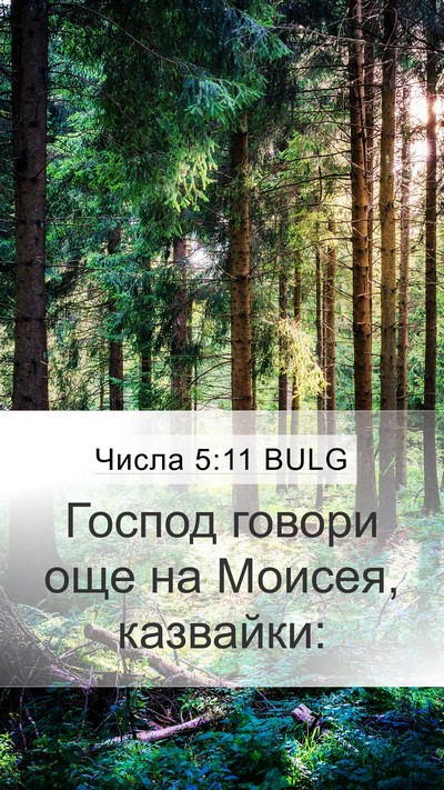 Числа 5:11 BULG Mobile Phone Wallpaper - Господ говори още на - Mobile Bible Verse Wallpaper