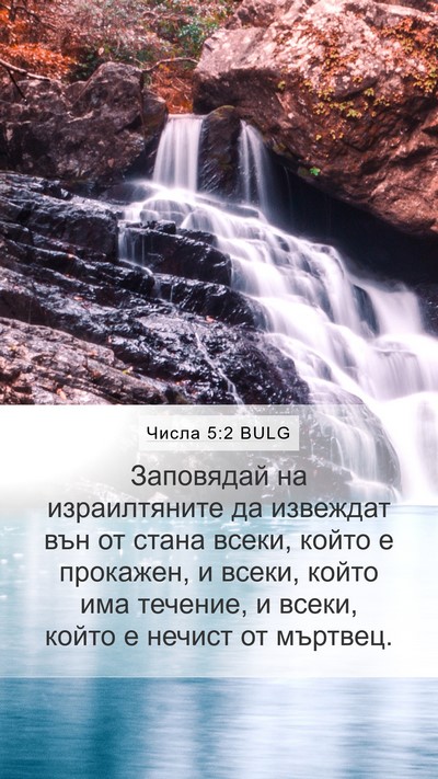 Числа 5:2 BULG Bible Verse Image